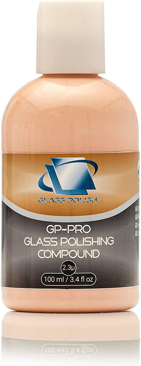 Glass Polish 14054 GP-PRO Glass Polishing Compound for Professional Polishing of All Glass Surfaces - 2.3 microns - 3.4oz