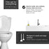 Nirox Set of 2 Sink Plungers - Drain Plunger 16" & 10.2" - Toilet Pump Unblocker with Strong Suction Performance - Plumbers Plunger is Easy to Maintain - Plumbing Plunger Made from Strong Rubber