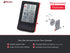 Hornady Digital Hygrometer, 95909 - Indoor Temperature and Humidity Monitor with Touchscreen LCD Display - Ideal Room Thermometer Hygrometer for Gun Safes & Cabinets, Closets, Workbench & More