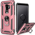 LUMARKE Galaxy S9+ Plus Case,Pass 16ft Drop Test Military Grade Heavy Duty Cover with Magnetic Kickstand Compatible with Car Mount Holder,Protective Phone Case for Samsung Galaxy S9 Plus Rose Gold