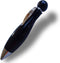 Short & Fat Mini Ballpoint Pen for Arthritis (6 Pack) | Classy Black Barrel with Black Ink