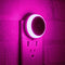 SerieCozy Pink Night Light Plug in LED Nightlight Dusk to Dawn Sensor Smart Night Wall Lights for Bathroom, Bedroom, Home, Kitchen, Hallway, Round, Auto ON Off, Energy Efficient, 2 Pack