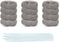 Pack of 50 Washing Machine Lint Traps Premium Snare and Rustproof Stainless Steel Mesh with Clamps