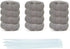 Pack of 50 Washing Machine Lint Traps Premium Snare and Rustproof Stainless Steel Mesh with Clamps