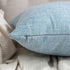 MIULEE Pack of 2 Spring Decorative Throw Pillow Covers Linen Burlap Square Solid Farmhouse Modern Concise Throw Cushion Case Pillowcase for Sofa Car Couch 20x20 Inch 50x50 cm Light Blue