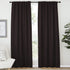 NICETOWN Insulated Curtains Room Darkening Drapery Panels - (Toffee Brown Color) 52 inchesx72 inches, Set of 2 Pieces, Noise Reducing Room Darkening Drapes for Patio