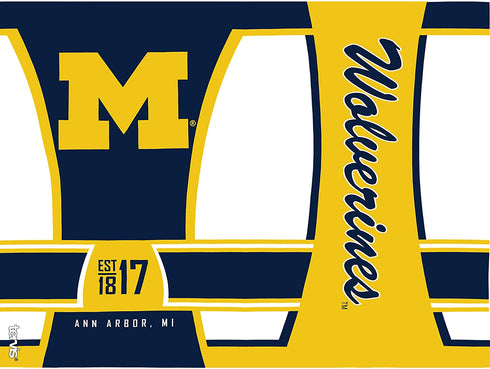 Tervis Made in USA Double Walled University of Michigan UM Wolverines Insulated Tumbler Cup Keeps Drinks Cold & Hot, 24oz, Spirit