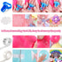 BEEYEO Electric Balloon Pump Party Decoration Set with 20 PCS Balloon Clips, 2 Rolls Balloon Arch Tape Strip, 2 Rolls of Dot Glue Stickers for Wedding Birthday Baby Shower Decorations