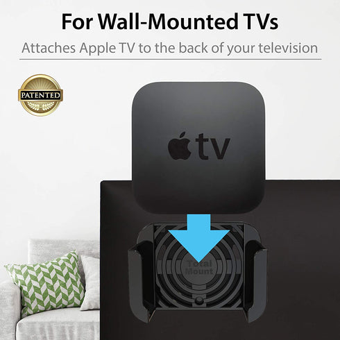 TotalMount Apple TV Mount - Compatible with all Apple TVs including Apple TV 4K