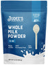 Judee’s Pure Whole Milk Powder 11 oz - 100% Non-GMO, rBST Hormone-Free, Gluten-Free and Nut-Free - Pantry Staple, Baking Ready, Great for Travel, and Reconstituting - Made in USA