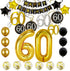 60th Birthday Decorations For Men -Happy Birthday Banner 60 Birthday Balloons Birthday Party Balloon Numbers