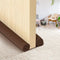 Under Door Draft Stopper- Thicker 2" Foam Strip Door Draft Blocker Soundproofing Guard-Twin Weather Stripping Interior Front Door Sweep Adjustable 36 inches