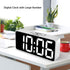 DreamSky Large Digital Alarm Clock for Visually Impaired - 8.9 Inches Big Electric Clock for Bedroom, Jumbo Number Display, Fully Dimmable Brightness Dimmer, USB Ports, 12/24H, Adjustable Alarm Volume