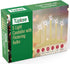 Tupkee Christmas Candolier Window Candles with Flickering Bulbs 5-Lights Indoor -Flameless Electric Window Candles Candelabra - 2 Pack