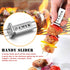 CMYK Barbecue Skewers, 6-Pack 13" Stainless Steel Grilling Skewers with Slider, Reusable Metal BBQ Shish Kebab Skewer Sticks