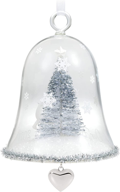 Hallmark Keepsake Christmas Ornament, Year Dated 2021, Our First Christmas Cloche