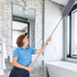 Microfiber Dusters for Cleaning, Duster with Extension Pole 30-100 Inches, FUUNSOO Extendable Long Feather Duster for Cleaning Ceiling Fan Duster High Ceiling Fan, Cobweb, Lights, Blinds