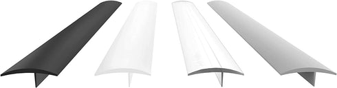 Gap Stopper® Pro - 21" Black, Professional Grade, FDA Heavy 8.6 oz Silicone, Set of 2, Covers Gap between Stove & Countertops