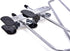 6 Quality Add-On Skirt Blouse Hanger Heavy-Duty Add-On Skirt Hangers with Clips, Multi Stackable Add on Hangers, Adjustable Wide Clip Pants Hanger, Chrome (Skirt Hanger - Wide Clips, 6)