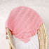 LAWKUL Neutral Baby Blankets 100 Cotton Breathable Baby Girl Receiving Blankets Swaddle Crochet Baby Blanket Newborn Gender Neutral Pink Knitted Baby Blankets Size 40x30 Inches