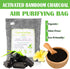 10PCS Bamboo Charcoal Air Purifying Bags with 5 Hanging Hooks, Activated Charcoal Odor Remover, 5 x 200g, 5 x 75g Moisture Absorber Closet Purifier for Shoes, Pets, Bathroom, Basement