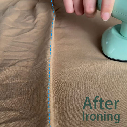 ESUFEIR Professional Mini Iron for Clothes,100-240V,32W Portable Travel Clothes Iron,Heat Press Clothing Iron Machine,Non-Stick Ceramic Soleplate,Small Irons for Ironing Clothes for Home and Travel