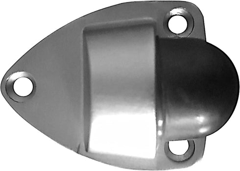 Shepherd Hardware 3406E Heavy Duty Floor Mount Door Stop, 2-Pack, 2 Inch, Satin Nickel