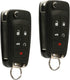 2 Key Fob fits 2010-2017 Buick Allure Encore Lacrosse Regal Verano/Chevy Camaro Cruze Equinox Impala Malibu Sonic/GMC Terrain Keyless Entry Remote Flip 2010 2011 2012 2013 2014 2015 2016 2017