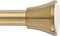 SnugSet | Ultra Strong Secure Hold Tension | No Rust | 43-72" | Adjustable | Gold Shower Curtain Rod