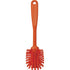 Vikan 42377 Fine Sweep Dish Brush, Polypropylene, Polyester Bristle, 10-1/2", Orange