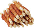 MON2SUN Dog Rawhide Twist Chicken Hide Sticks 5 Inch 25 Count for Puppy and Small Dogs