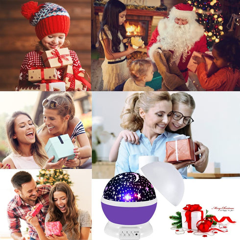 Gifts for 3-12 Year Old Girls, Star Projector Light Night Starry Nightlight Lamps for Kid Bedroom Toys for 3-12 Year Old Girls Boys Gifts Age 3-10 Year Old Easter Gift for Kids Purple