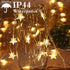 Extra-Long Star String Lights for Ramadan Decorations, 75FT 200 LED Plug in Fairy String Lights, 8 Modes Twinkle Star Lights for Indoor, Outdoor, Wedding Party, Christmas Tree, Garden (Warm White)
