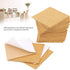 120Pcs Self Adhesive Cork Squares, MOTASOM 4 x 4 Inch Strong Cork Adhesive Sheets, Reusable Cork Board Cork Backing Sheets, Mini Wall Cork Tiles Mat for Coasters and DIY Crafts