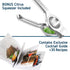 Eatex Bar Set Cocktail Shaker Set - Stainless Steel Bartender Kit, 16 Piece Cocktail Kit, Complete Cocktail Set, Bar Tools: Martini Shaker, Muddler, Cocktail Book, Jigger, Liquor Pourers - Silver