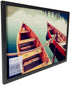 Snap 10FW1568E Solid Wood Wall Poster Picture Frame, 8.5" x 14", Black