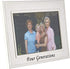 Lawrence Frames Sentiments Collection, Brushed Metal 4 by 6 Four Generations Picture Frame