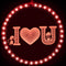 Valentines Day Window Decorative Light Backdrop String Lights Decorative Red Love Valentine Lights for Windows Pathway Patio Bedroom Party Holiday Wall Decoration (I Love U)