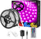 LED Lights for Bedroom 32.8ft, RGB LED Light Strips, 5050 LED Color Changing Tape Light with 44 Key Remote and 12V Power Supply, LED Lights for Room, TV Backlight, Kitchen, Bar
