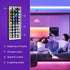 LED Lights for Bedroom 32.8ft, RGB LED Light Strips, 5050 LED Color Changing Tape Light with 44 Key Remote and 12V Power Supply, LED Lights for Room, TV Backlight, Kitchen, Bar