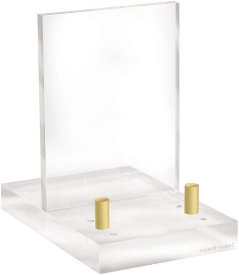 russell+hazel Acrylic Easel Display, Clear, 4 x 6 x 6