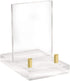 russell+hazel Acrylic Easel Display, Clear, 4 x 6 x 6