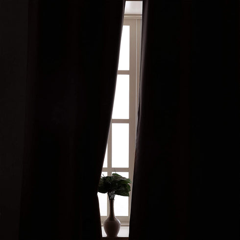 WONTEX Blackout Curtains Room Darkening Thermal Insulated with Grommet Window Curtain for Living Room, 38 x 84 inch, Grey, 2 Panels