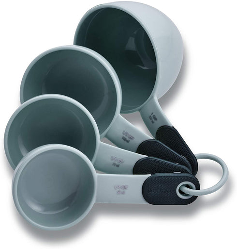 KitchenAid KE475OHGSA Classic Measuring Cups And Spoons Set, Set of 9, Gray