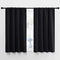 NICETOWN Black Out Curtain Panels for Kitchen - Energy Smart Decoration Thermal Insulating Blackout Drapes/Draperies for Small Window (2 Panels, 42 inches Wide by 45 inches Long)