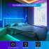 RGB Led Strip Lights 65.6ft with Remote, Sunity Led Lights Strip 20m with 44-Key Remote | 2.5m Power Cord | 600 SMD5050 LEDs for Bedroom/Kitchen/House DIY Decoration