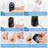 Cool Mist Air Diffuser, toberto 3 Speeds Rechargeable Portable Personal Mist USB Quiet Mini Fan Black