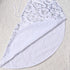BESPORTBLE Christmas Tree Skirt Apron Mat Decoration Xmas Tree Apron Skirt Base Mat Dress Up Props for Party Home 120cm/47Inch (Silver)