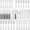 36-Piece Silverware Set with Steak Knives for 6, Food-Grade Stainless Steel Flatware Includes Spoons Forks Knives,Tableware Cutlery Set For Home Office Restaurant Hotel, Mirror Finish, Dishwasher Safe
