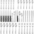 36-Piece Silverware Set with Steak Knives for 6, Food-Grade Stainless Steel Flatware Includes Spoons Forks Knives,Tableware Cutlery Set For Home Office Restaurant Hotel, Mirror Finish, Dishwasher Safe